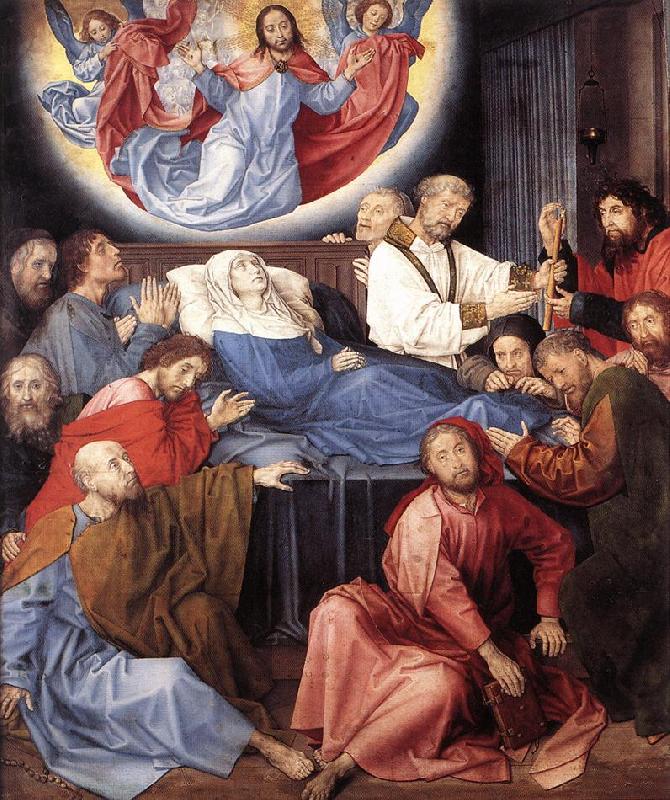 GOES, Hugo van der The Death of the Virgin oil painting picture
